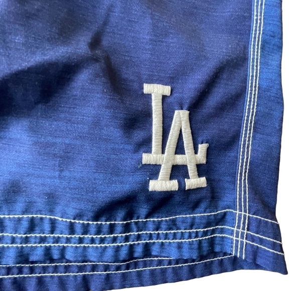Genuine Merchandise Blue Swim Trunks LA Logo Size XL - Picture 3 of 10
